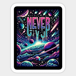 Never Give Up 2 Sticker